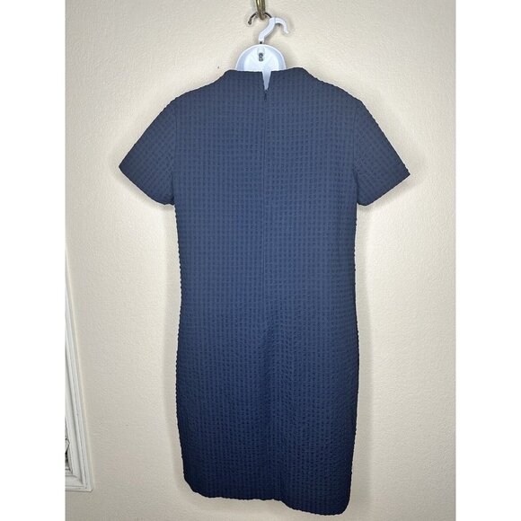 ANTONELLI FIRENZE  BLUE Shift  DRESS SZ 44 EUR/US M 8 US Italy - Picture 6 of 10